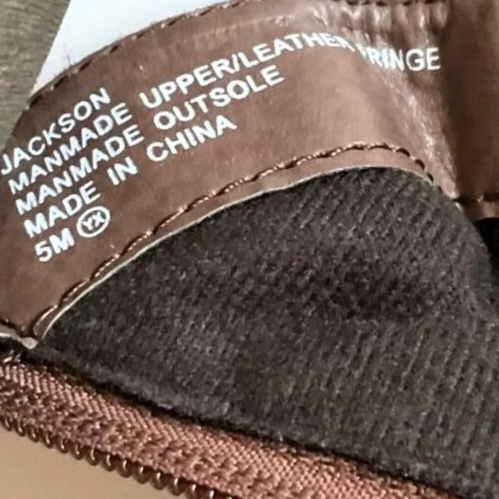 WESTERN POP JACKSON COWGIRL ANKLE BOOTS YOUTH 5M - Picture 10 of 11